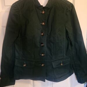 Talbots Dark Green Utility Jacket